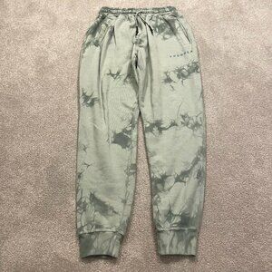 YoungLA Legacy Joggers Mens Medium Green Tie Dye 232 Loose Athletic Pants Gym